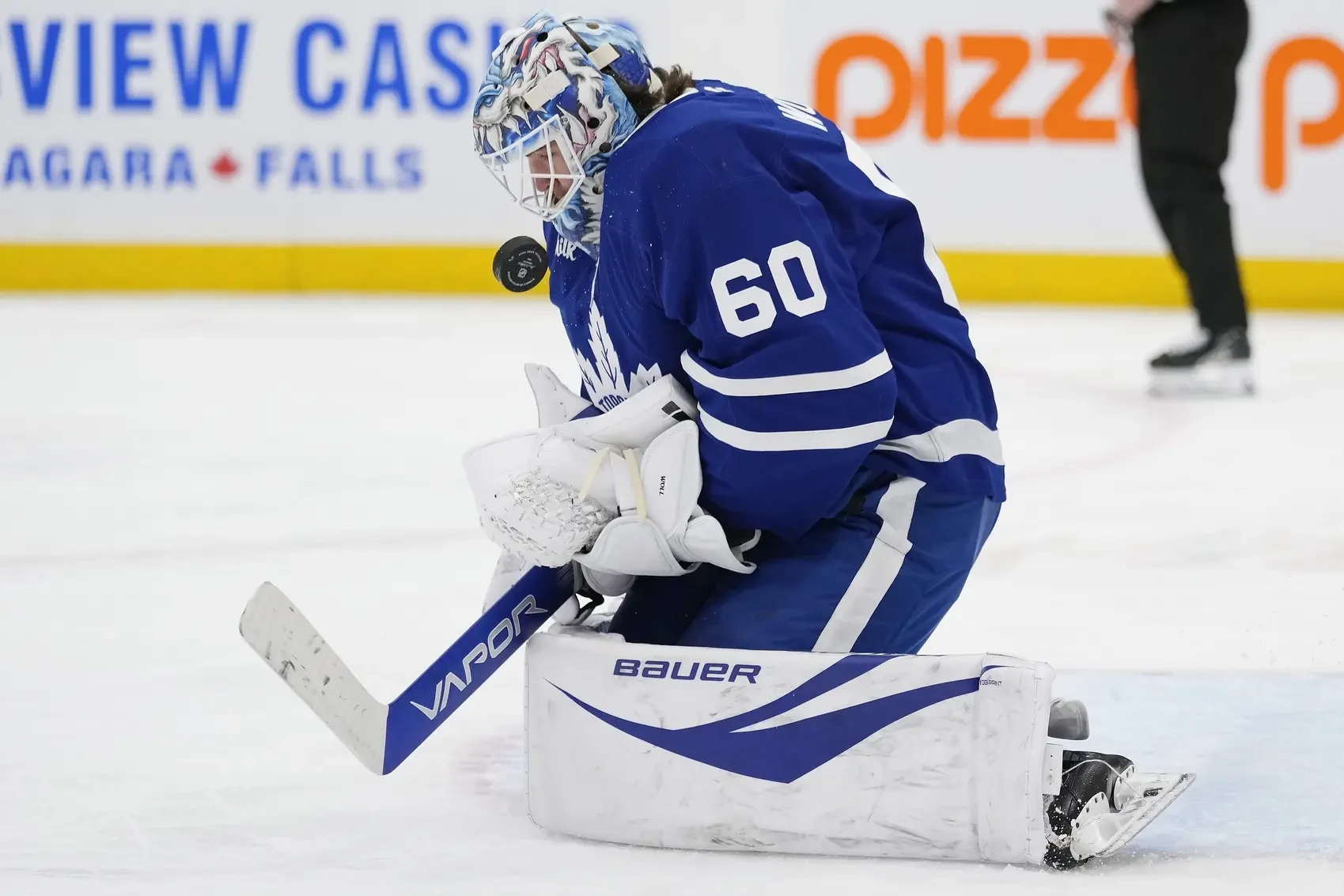 Toronto Leafs’ morale drops despite Joseph Woll’s valiant effort in Chicago